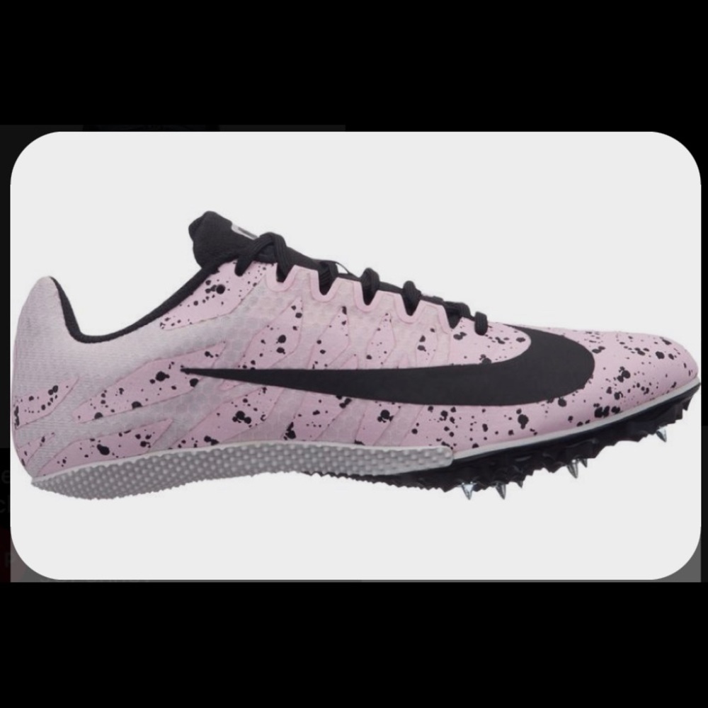pink nike track spikes
